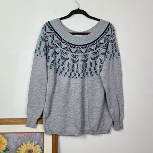 Molly & Isadora Fair Isle Sweater